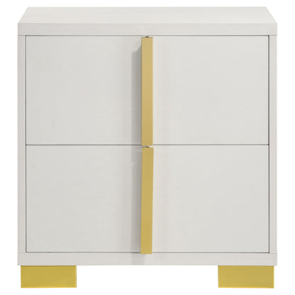 Marceline 2-drawer Nightstand White