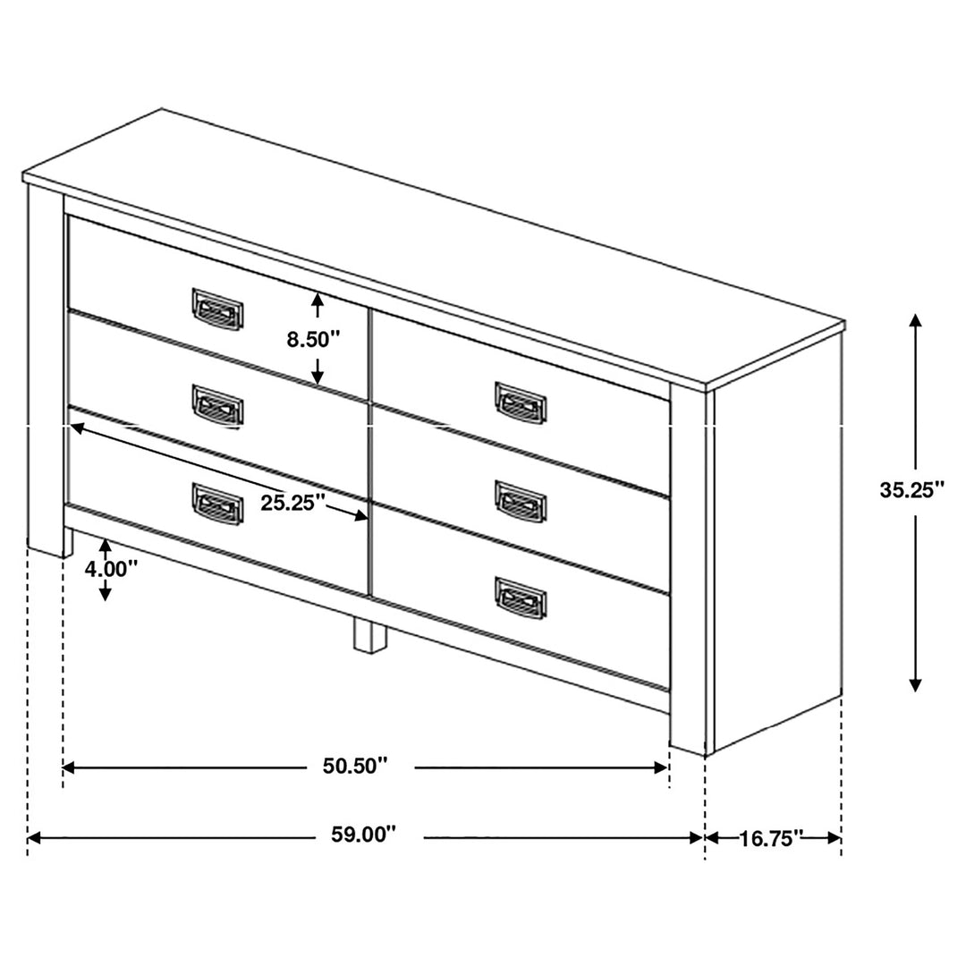 Frederick 5-piece Eastern King Bedroom Set Weathered Oak