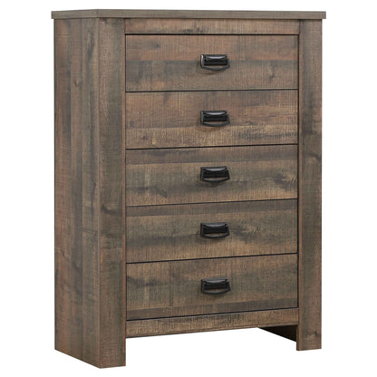 Frederick 5-piece California King Bedroom Set Weathered Oak