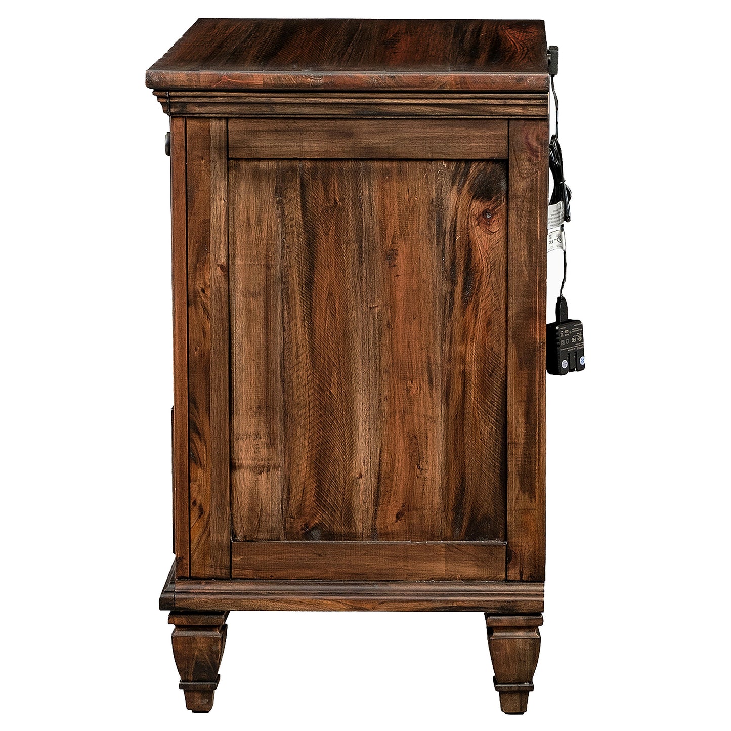 Avenue 3-drawer Nightstand Weathered Burnished Brown