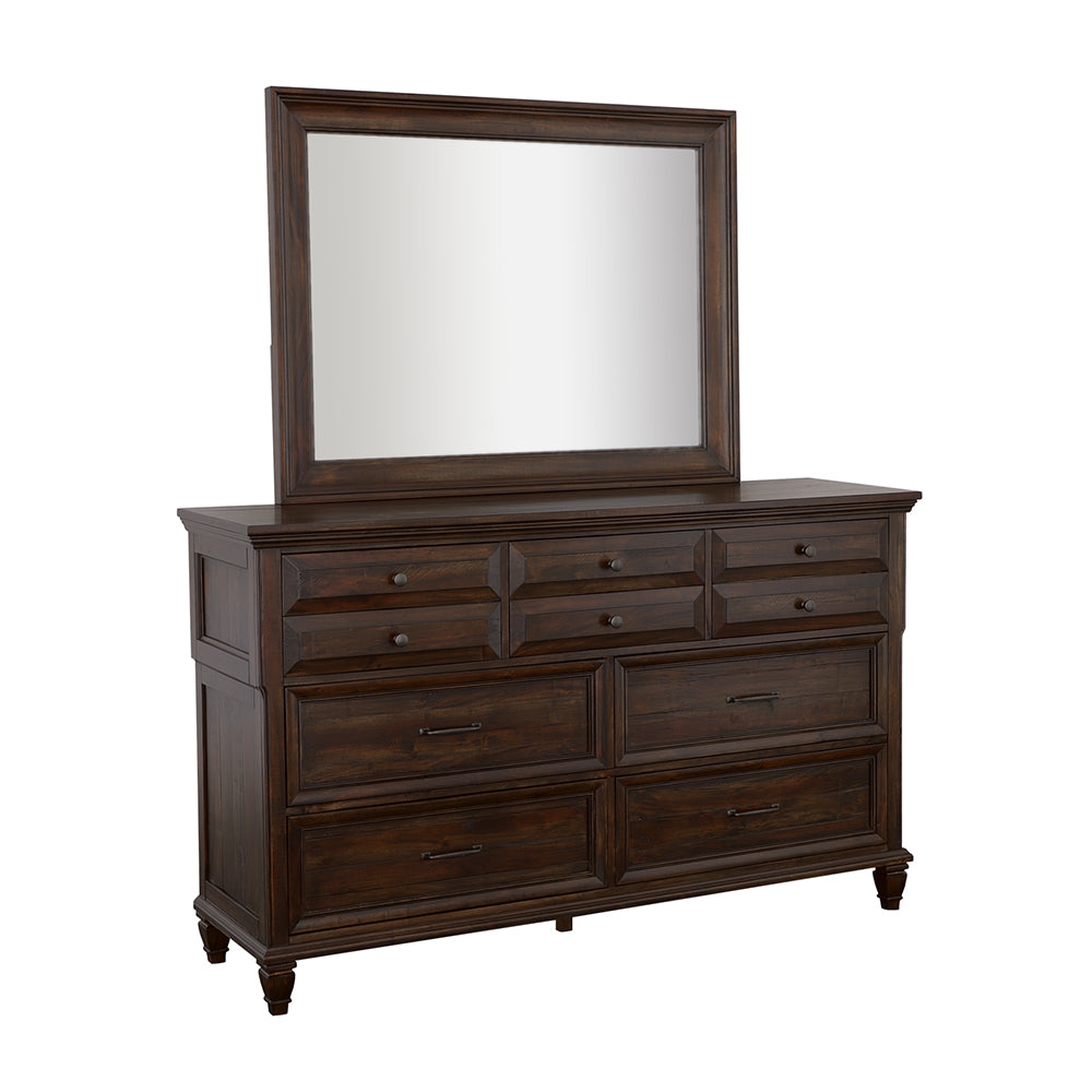 Avenue Dresser Mirror Weathered Burnished Brown