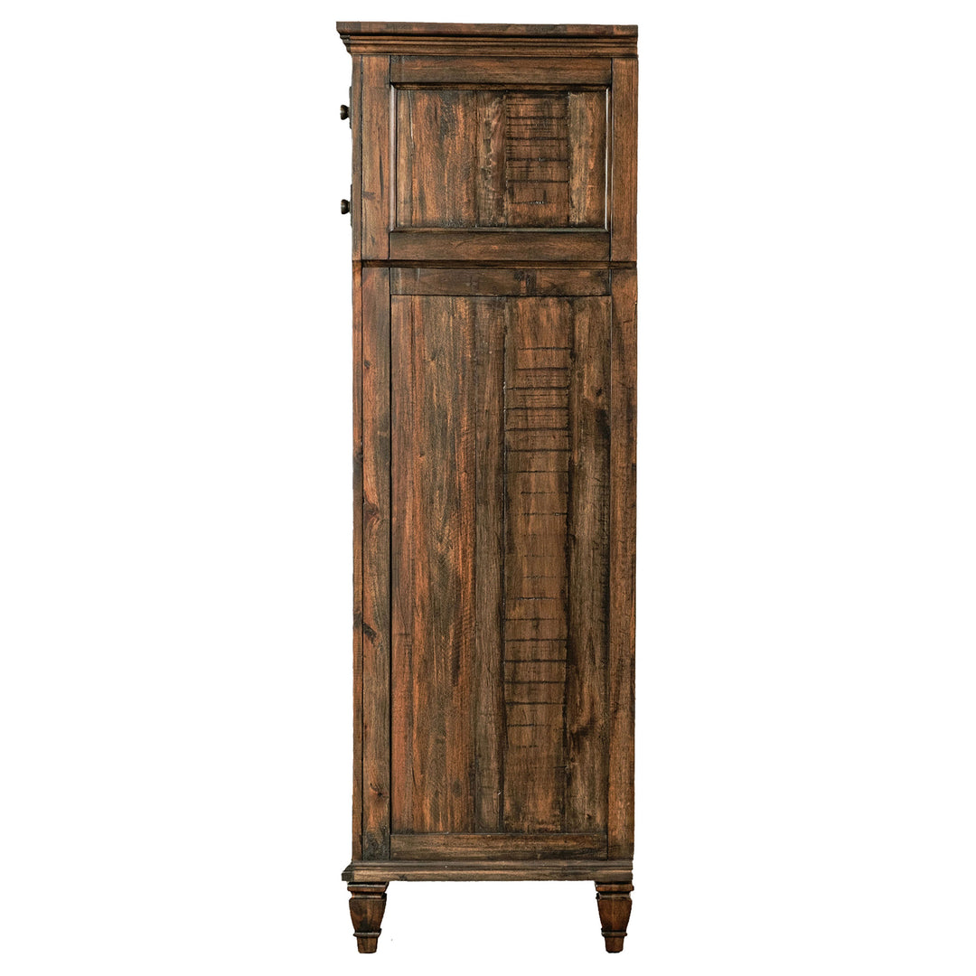 Avenue 8-drawer Bedroom Chest Weathered Burnished Brown