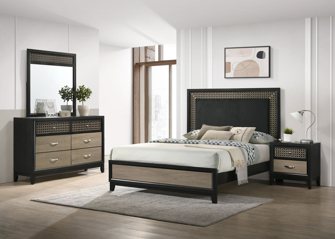 Valencia 4-piece Queen Bedroom Set Black