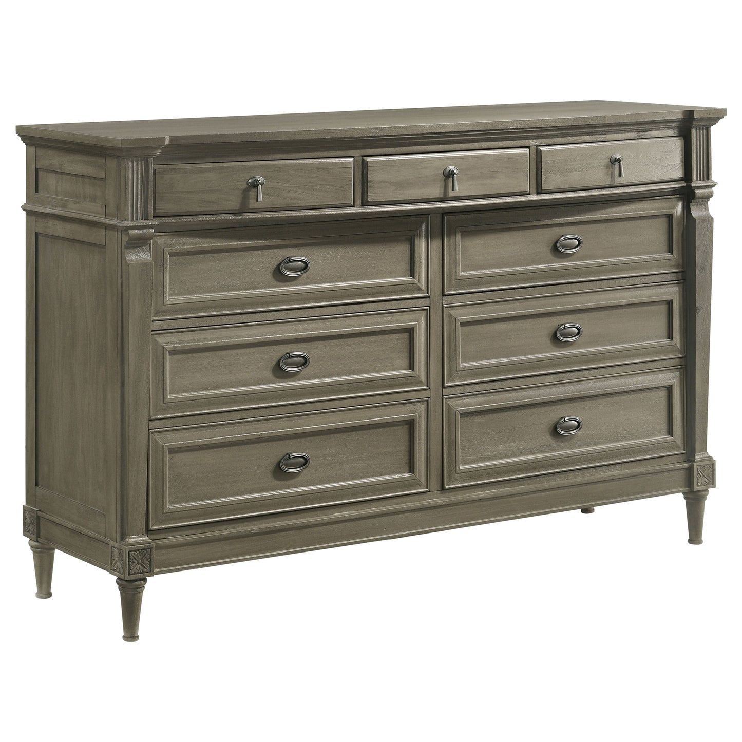 Alderwood 5-piece Queen Bedroom Set French Grey