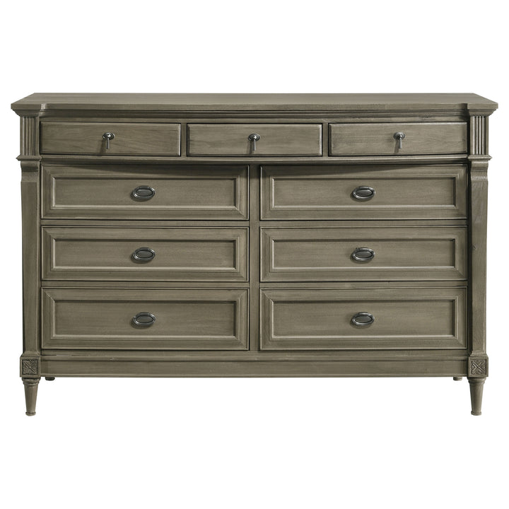 Alderwood 9-drawer Dresser French Grey