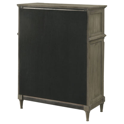 Alderwood 5-drawer Bedroom Chest French Grey