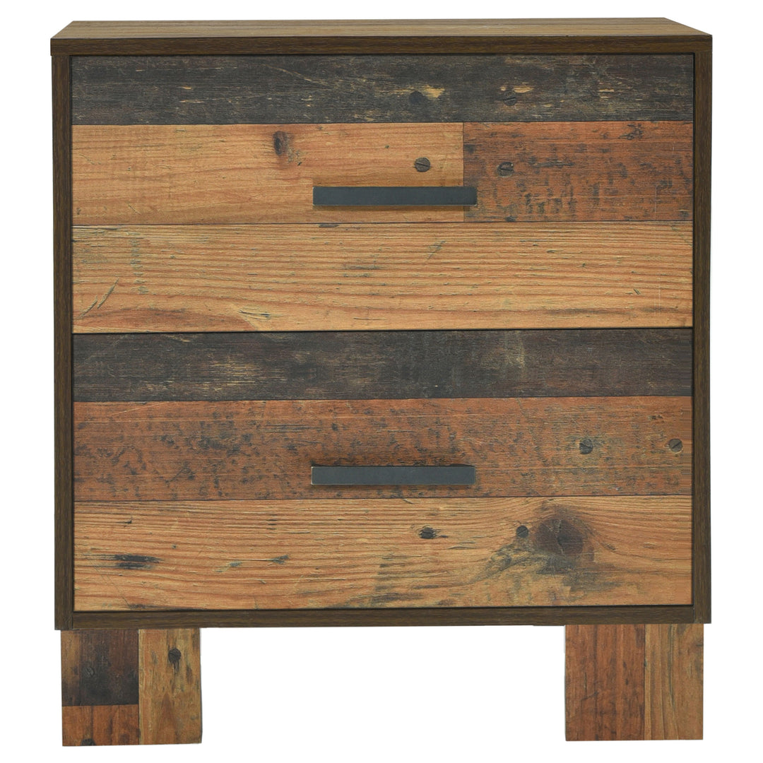 Sidney 2-drawer Nightstand Rustic Pine