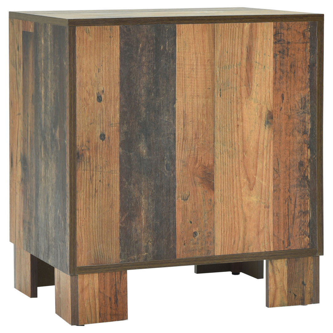 Sidney 2-drawer Nightstand Rustic Pine