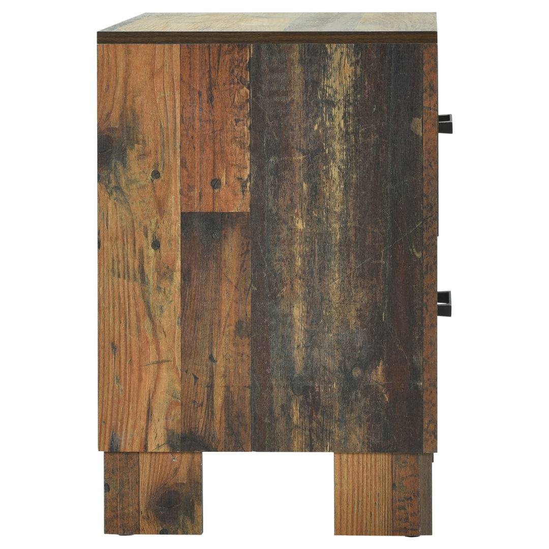 Sidney 2-drawer Nightstand Rustic Pine