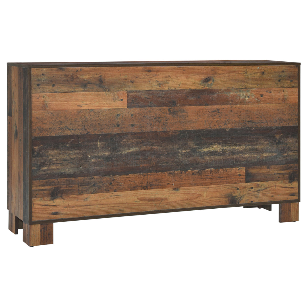 Sidney 6-drawer Dresser Rustic Pine