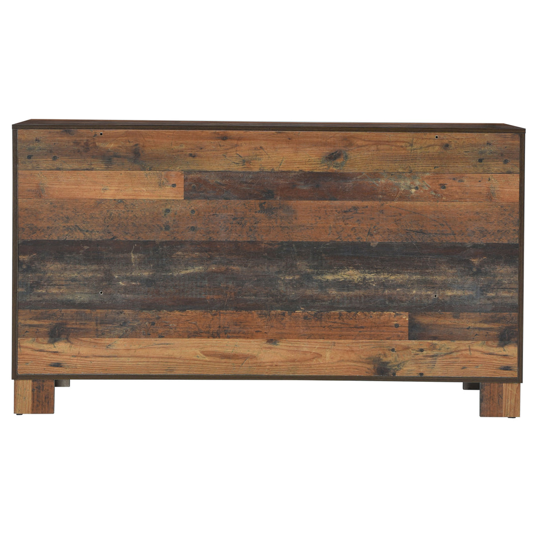 Sidney 6-drawer Dresser Rustic Pine