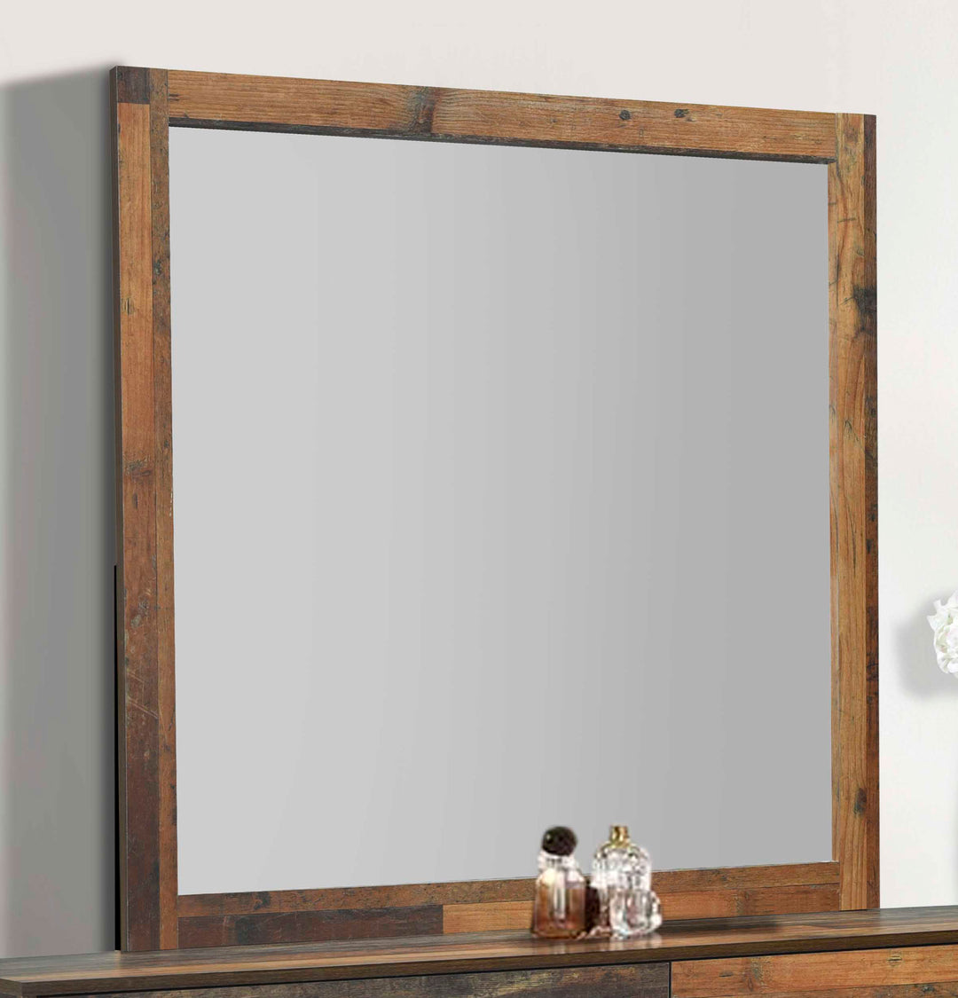 Sidney Dresser Mirror Rustic Pine