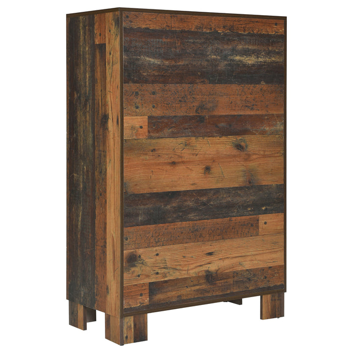 Sidney 5-drawer Bedroom Chest Rustic Pine