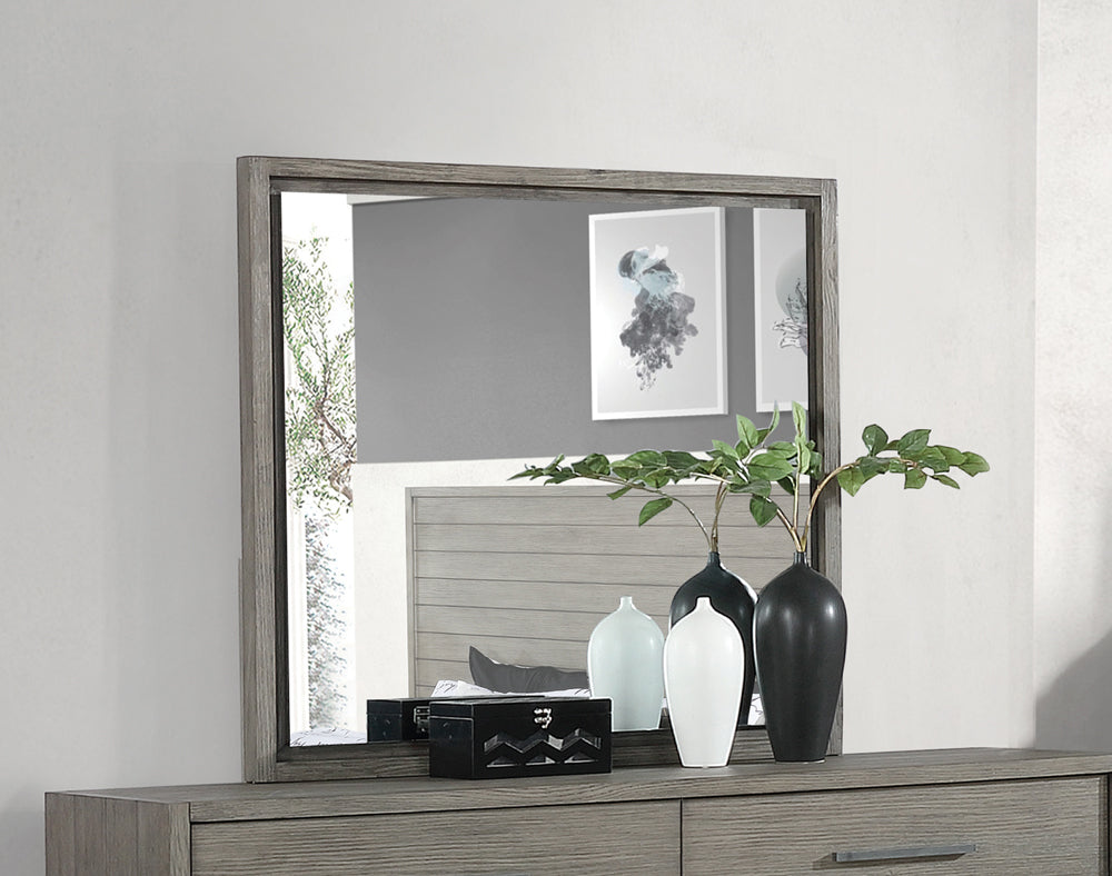 Derbyshire Dresser Mirror Grey Oak