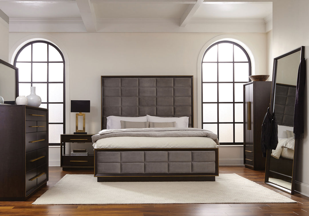 Durango 5-piece Eastern King Bedroom Set Smoked Peppercorn