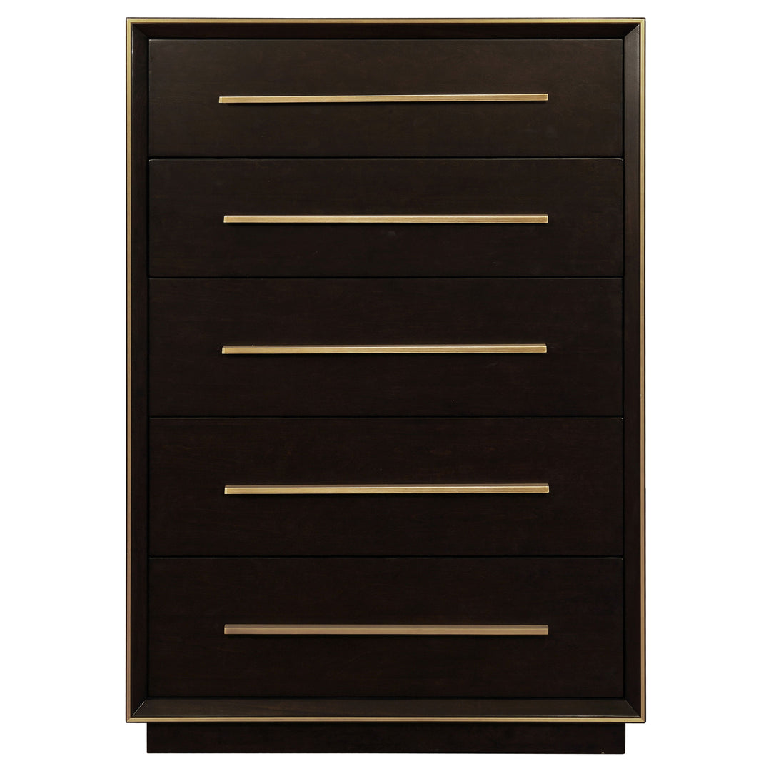 Durango 5-drawer Bedroom Chest Smoked Peppercorn