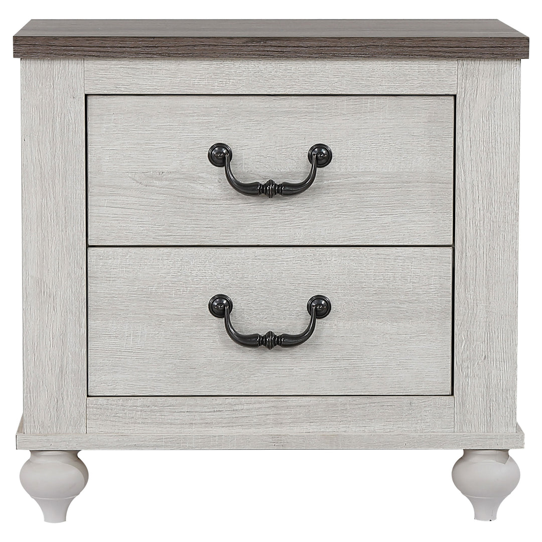 Stillwood 2-drawer Nightstand Vintage Linen