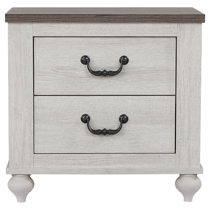 Stillwood 2-drawer Nightstand Vintage Linen