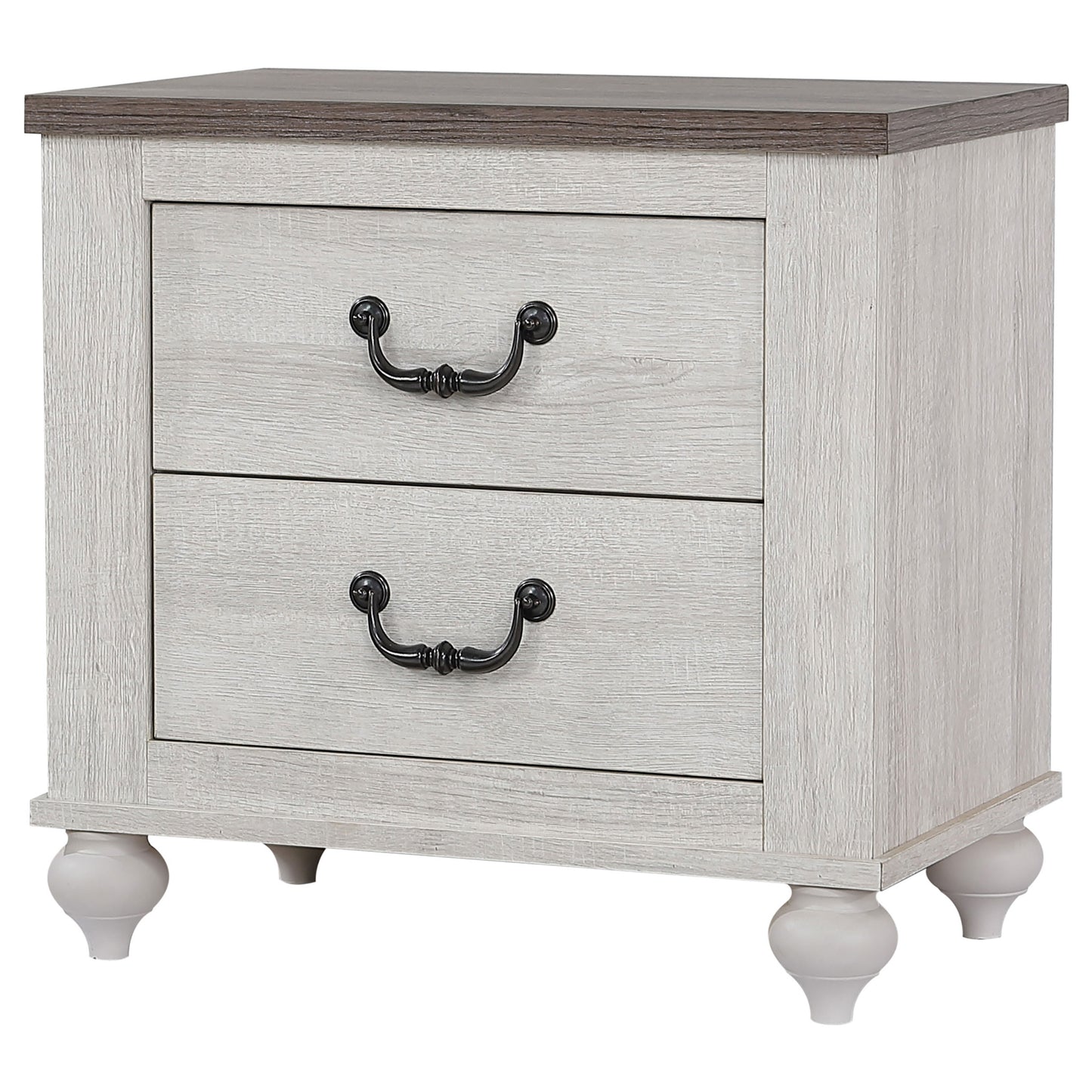 Stillwood 2-drawer Nightstand Vintage Linen