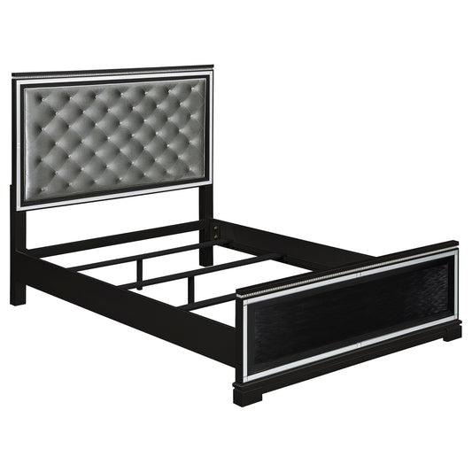 Cappola 4-piece Eastern King Bedroom Set Black