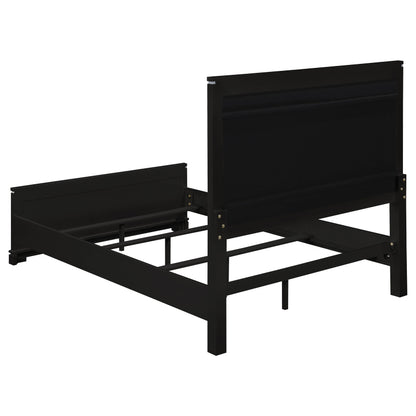 Cappola 4-piece Eastern King Bedroom Set Black