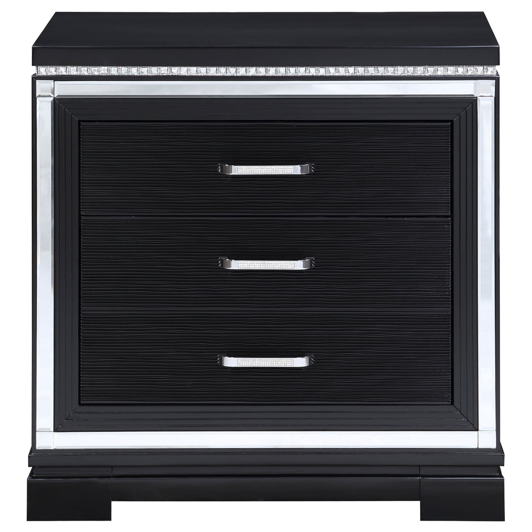 Cappola 2-drawer Nightstand Black