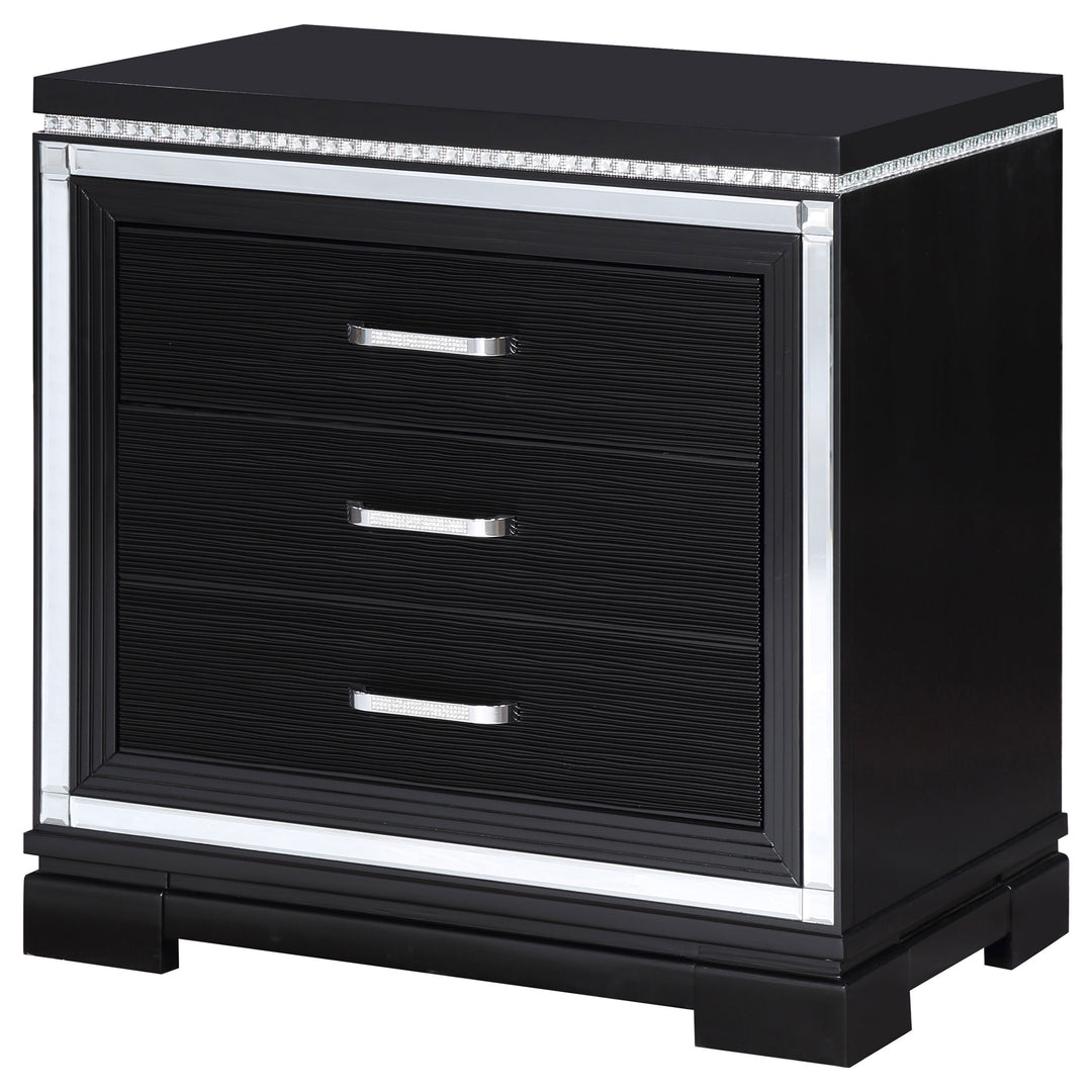 Cappola 2-drawer Nightstand Black