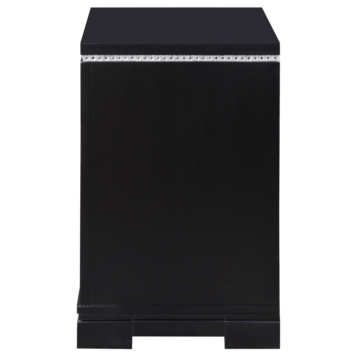 Cappola 2-drawer Nightstand Black