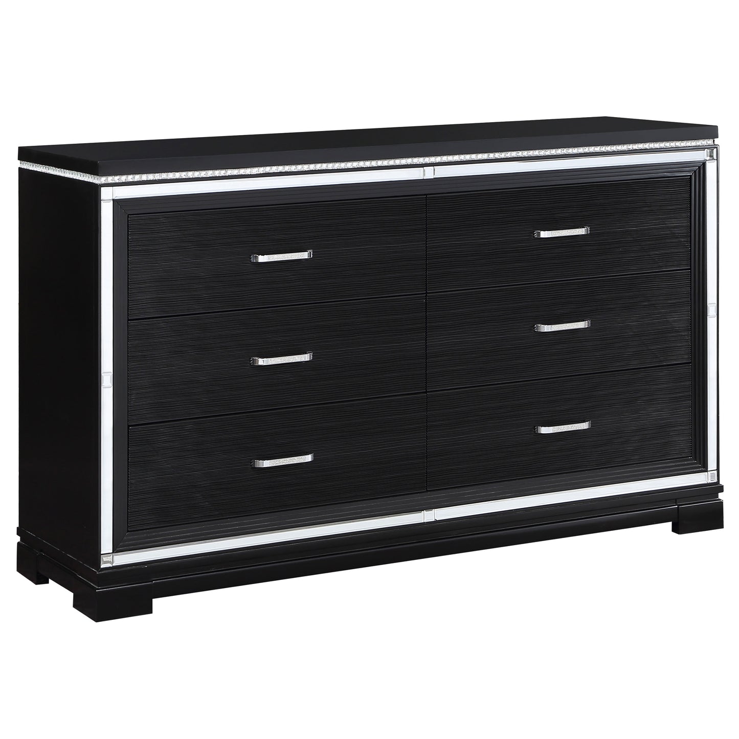 Cappola 6-drawer Dresser Black