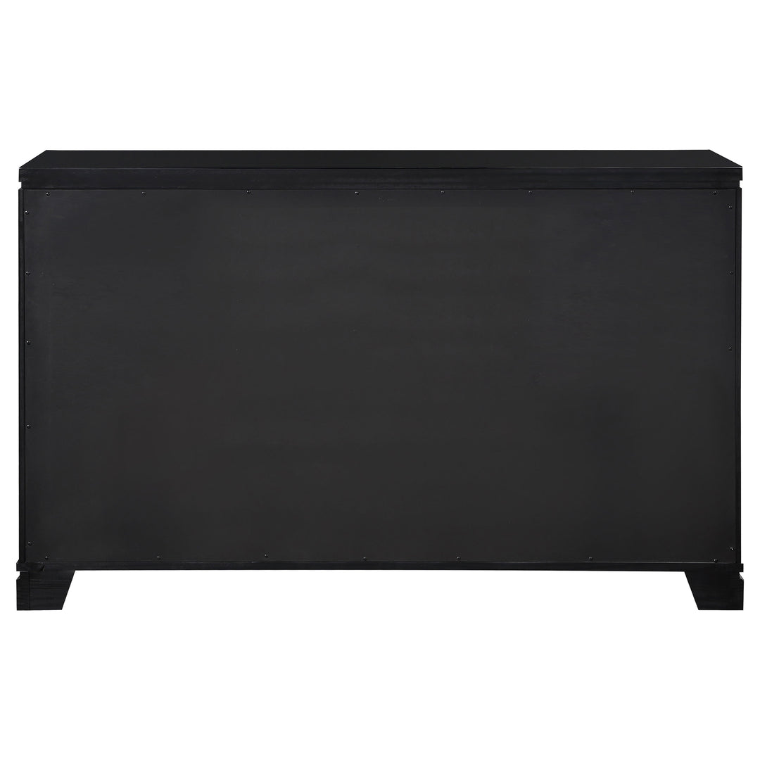 Cappola 6-drawer Dresser Black