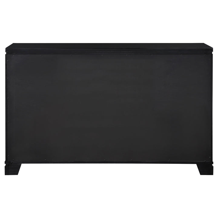 Cappola 6-drawer Dresser Black