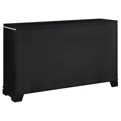 Cappola 6-drawer Dresser Black