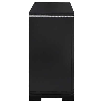 Cappola 6-drawer Dresser Black