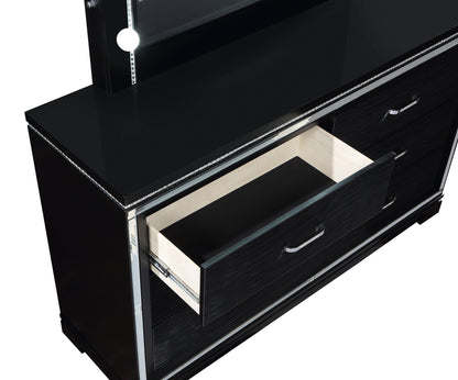 Cappola 6-drawer Dresser Black