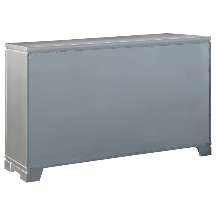 Eleanor 6-drawer Dresser Metallic Mercury