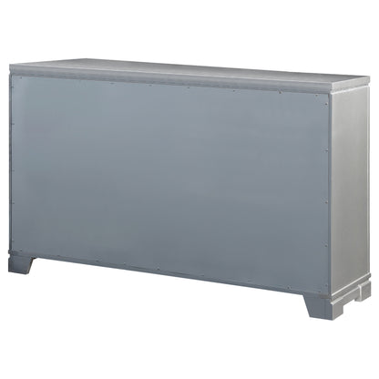 Eleanor 6-drawer Dresser Metallic Mercury