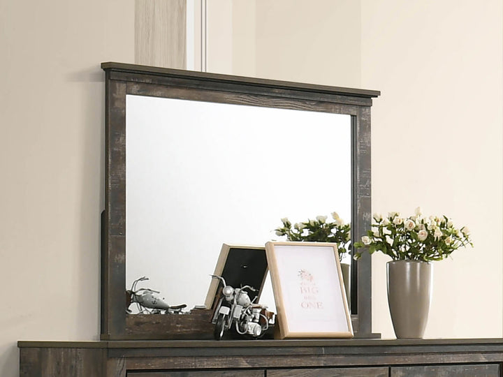 Ridgedale Dresser Mirror Weathered Brown