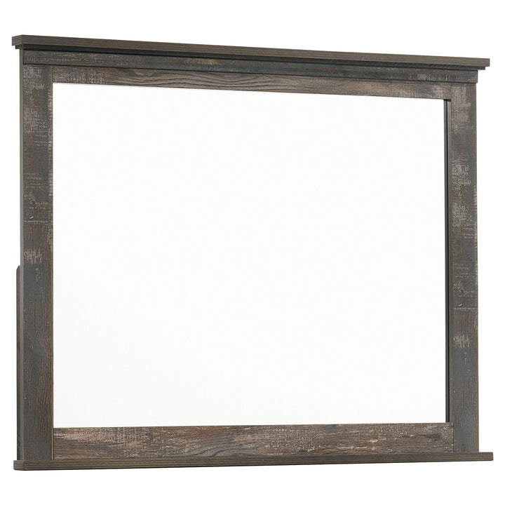 Ridgedale Dresser Mirror Weathered Brown