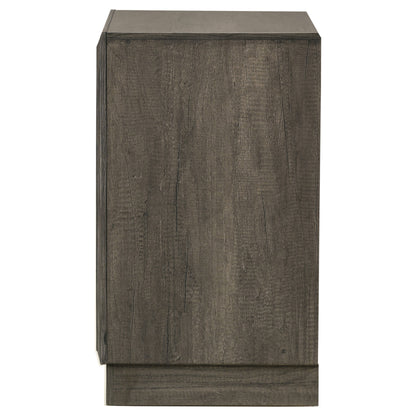 Janine 2-drawer Nightstand Grey