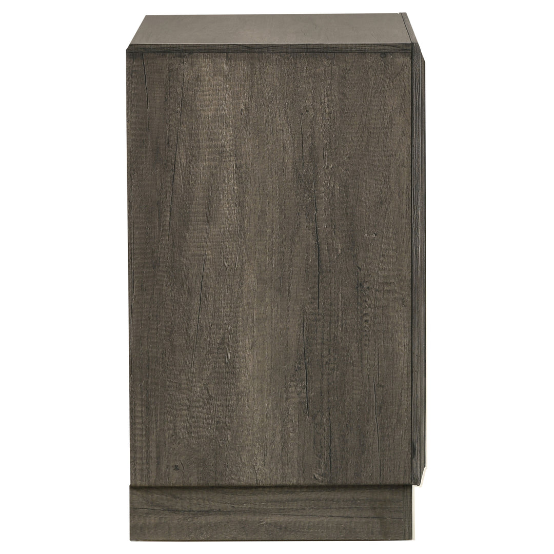 Janine 2-drawer Nightstand Grey