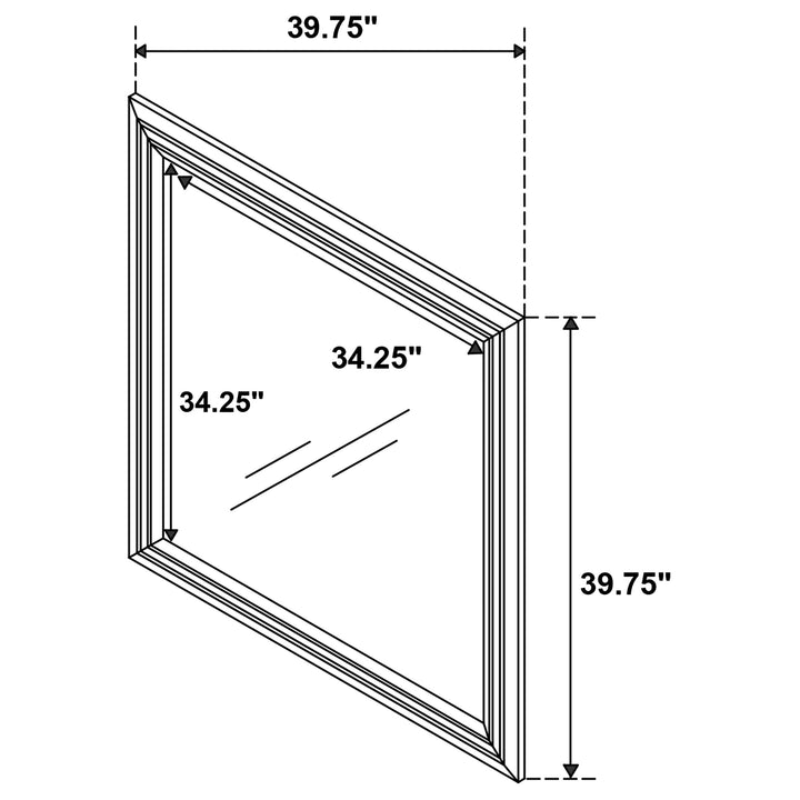 Janine Dresser Mirror Grey