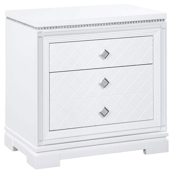 Eleanor 4-piece Eastern King Bedroom Set White