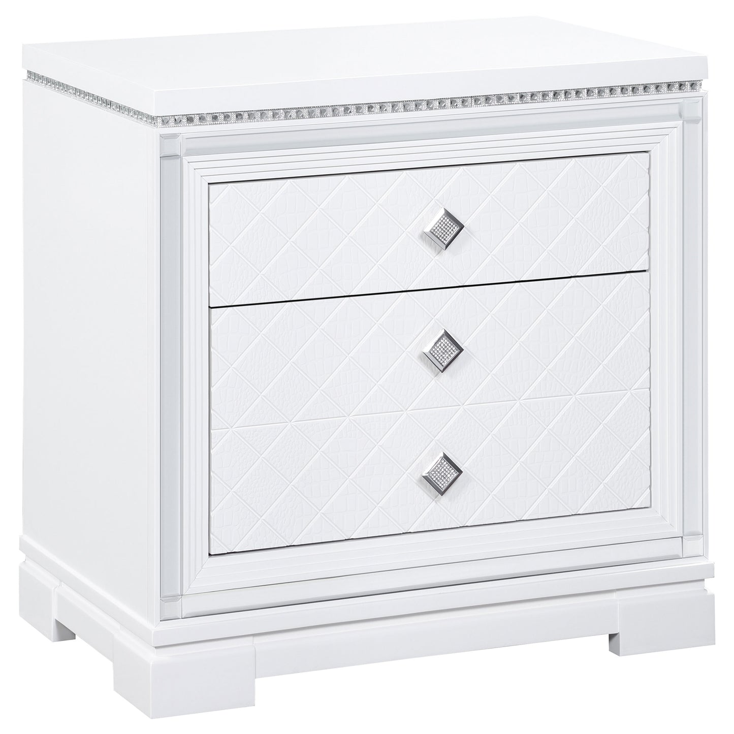 Eleanor 2-drawer Nightstand White