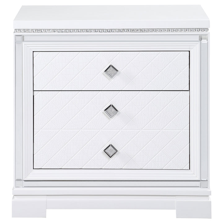 Eleanor 2-drawer Nightstand White