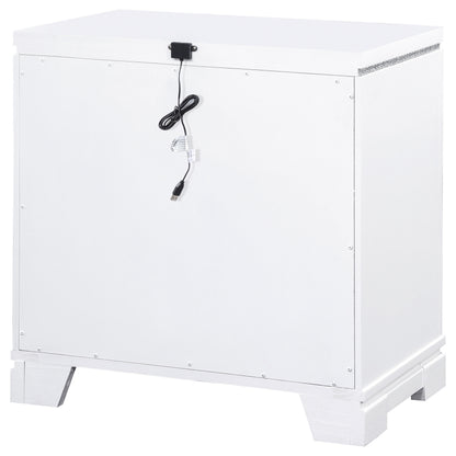 Eleanor 2-drawer Nightstand White