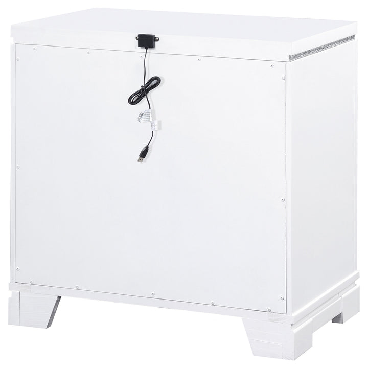 Eleanor 2-drawer Nightstand White