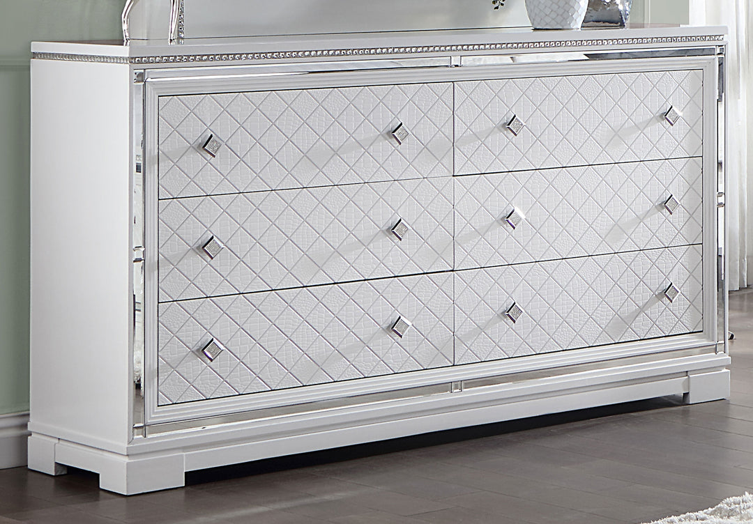 Eleanor 6-drawer Dresser White