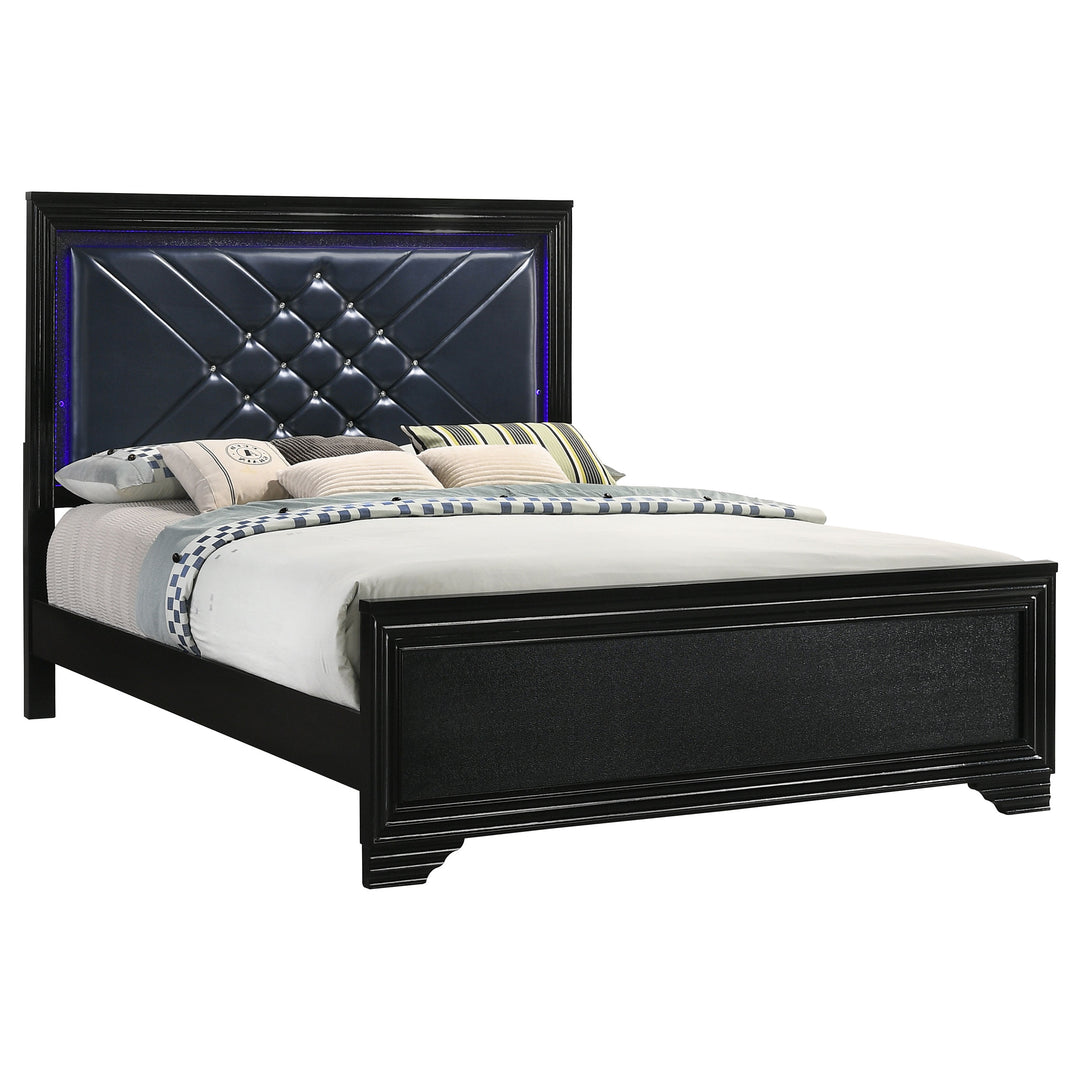 Penelope 4-piece Eastern King Bedroom Set Midnight Star