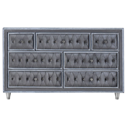 Antonella 4-piece Eastern King Bedroom Set Grey