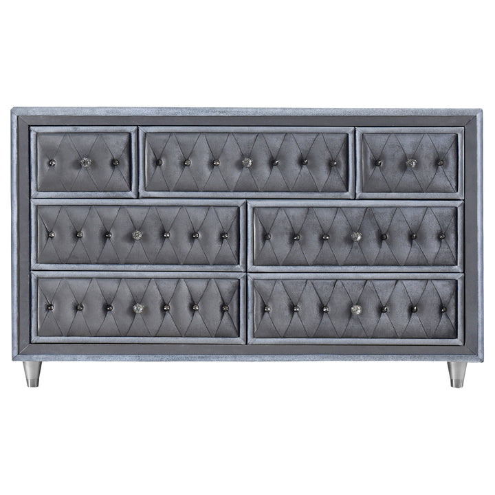 Antonella 4-piece Eastern King Bedroom Set Grey